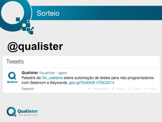 Sorteio
@qualister
 