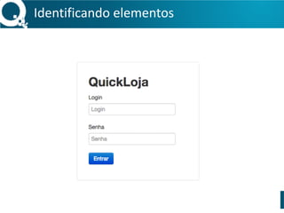 Identificando 
elementos 
 