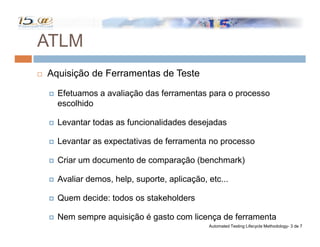 Automação no Processo de Teste