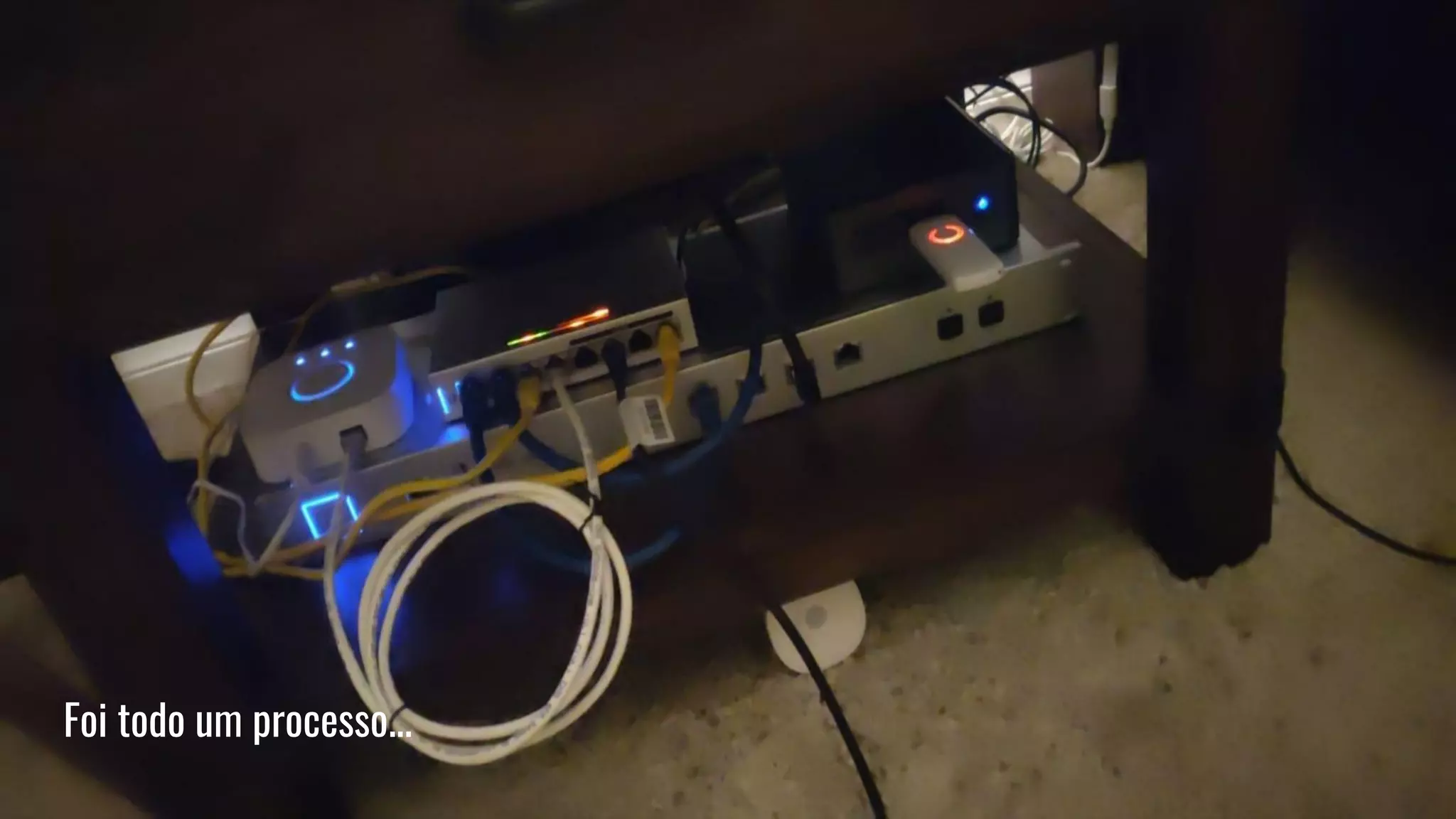 Foi todo um processo...
 