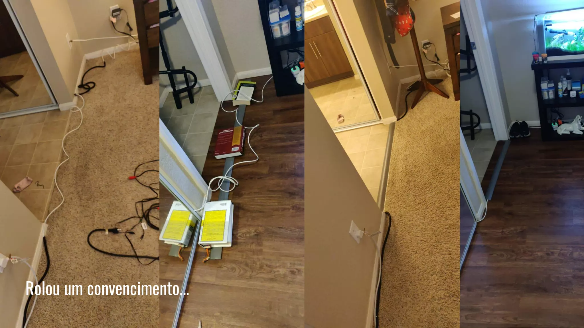 Rolou um convencimento...
 