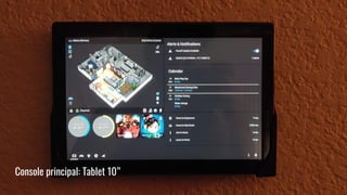 Console principal: Tablet 10”
 