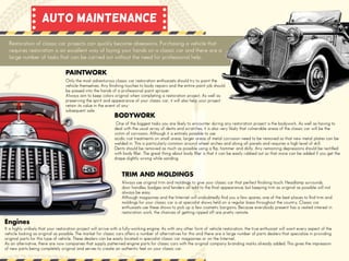 Auto Maintenance Process