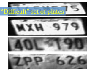 “Difficult” set of plates
 