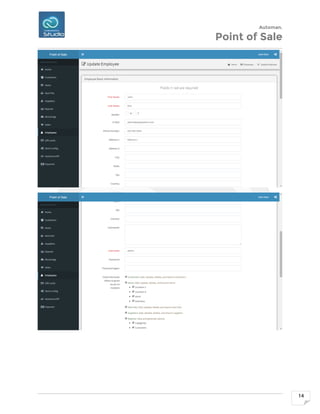 Automan.
Point of Sale
14
 