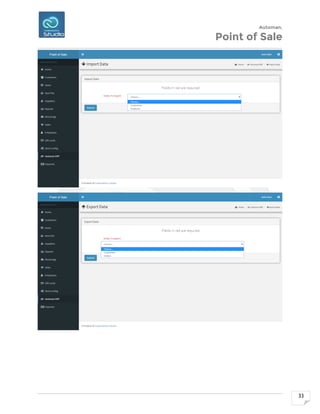 Automan.
Point of Sale
33
 