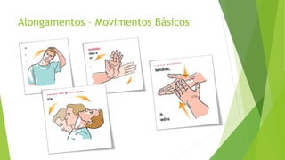 Alongamentos – Movimentos Básicos
 