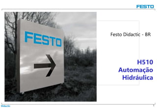 Didactic 1
H510
Automação
Hidráulica
Festo Didactic - BR
 