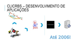 CLICRBS – DESENVOLVIMENTO DE
APLICAÇÕES
 