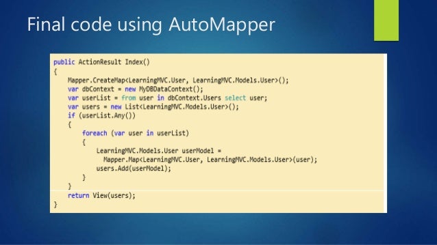Automapper Map Object To An Array Of Object – PPOX