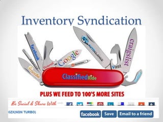 Inventory Syndication
 