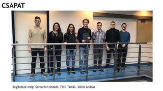 CSAPAT
Segítettek még: Semeráth Oszkár, Tóth Tamás, Vörös András
 