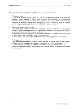 Automata programable s5 100 u