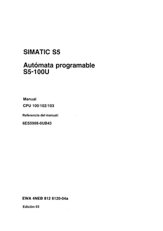Automata programable s5 100 u