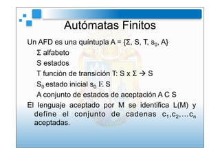 Automatas y compiladores clase3 Slide 8