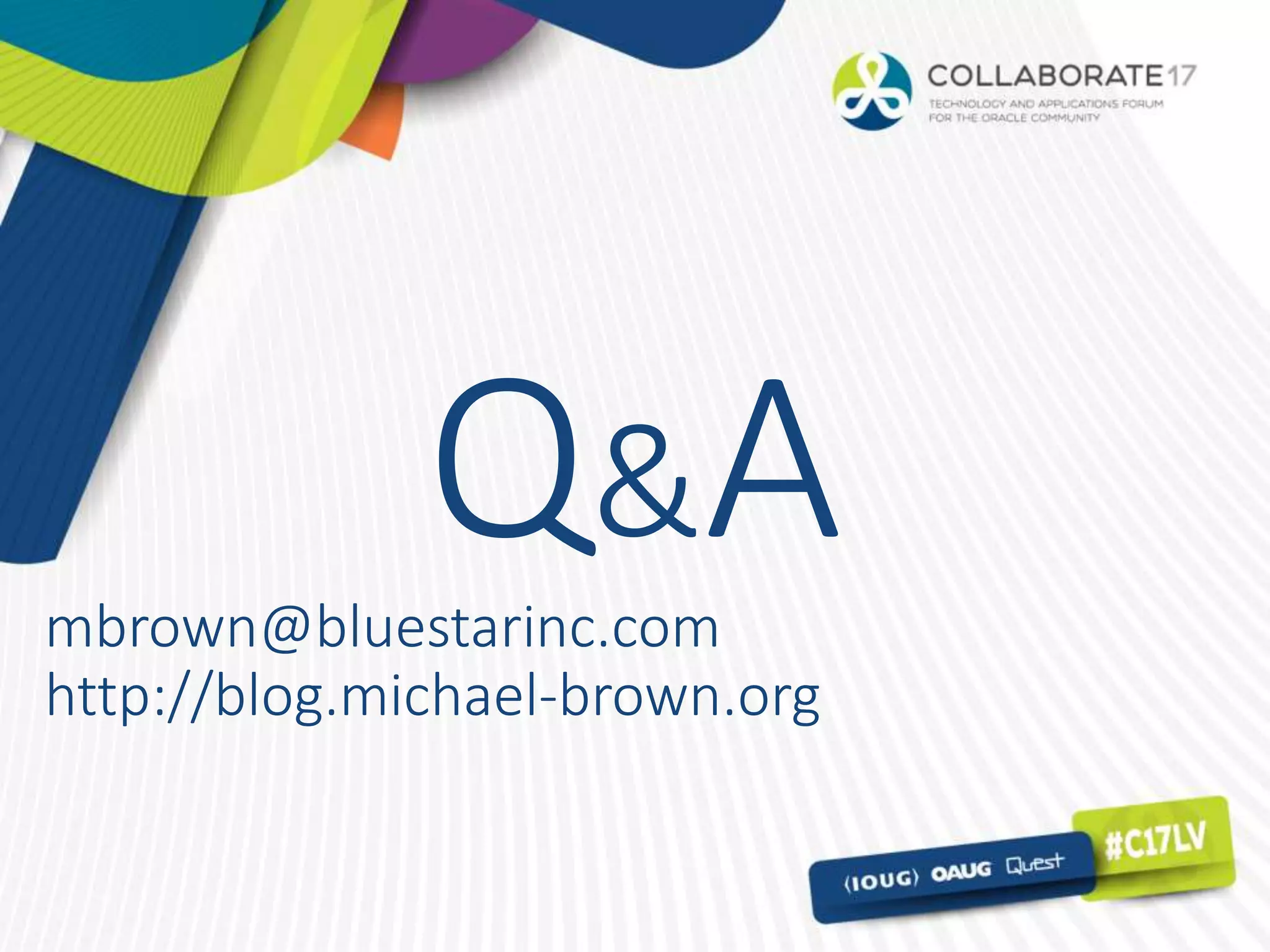 Q&Ambrown@bluestarinc.com
http://blog.michael-brown.org
 