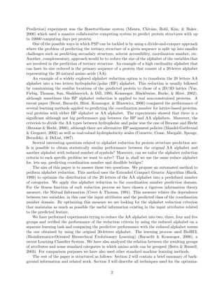 Automated alphabet reduction with evolutionary algorithms for protein structure prediction