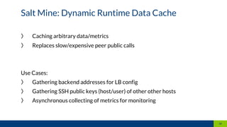Saltstack Monitoring Automated Application Management with SaltStack | PDF