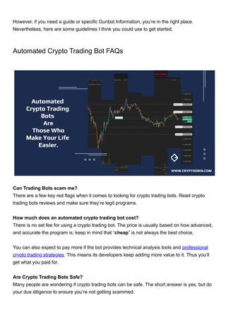 Automated Crypto Trading | PDF