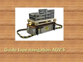Guide tape navigation AGV’S
 