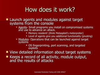 Automated Penetration Testing With Core Impact | PPT