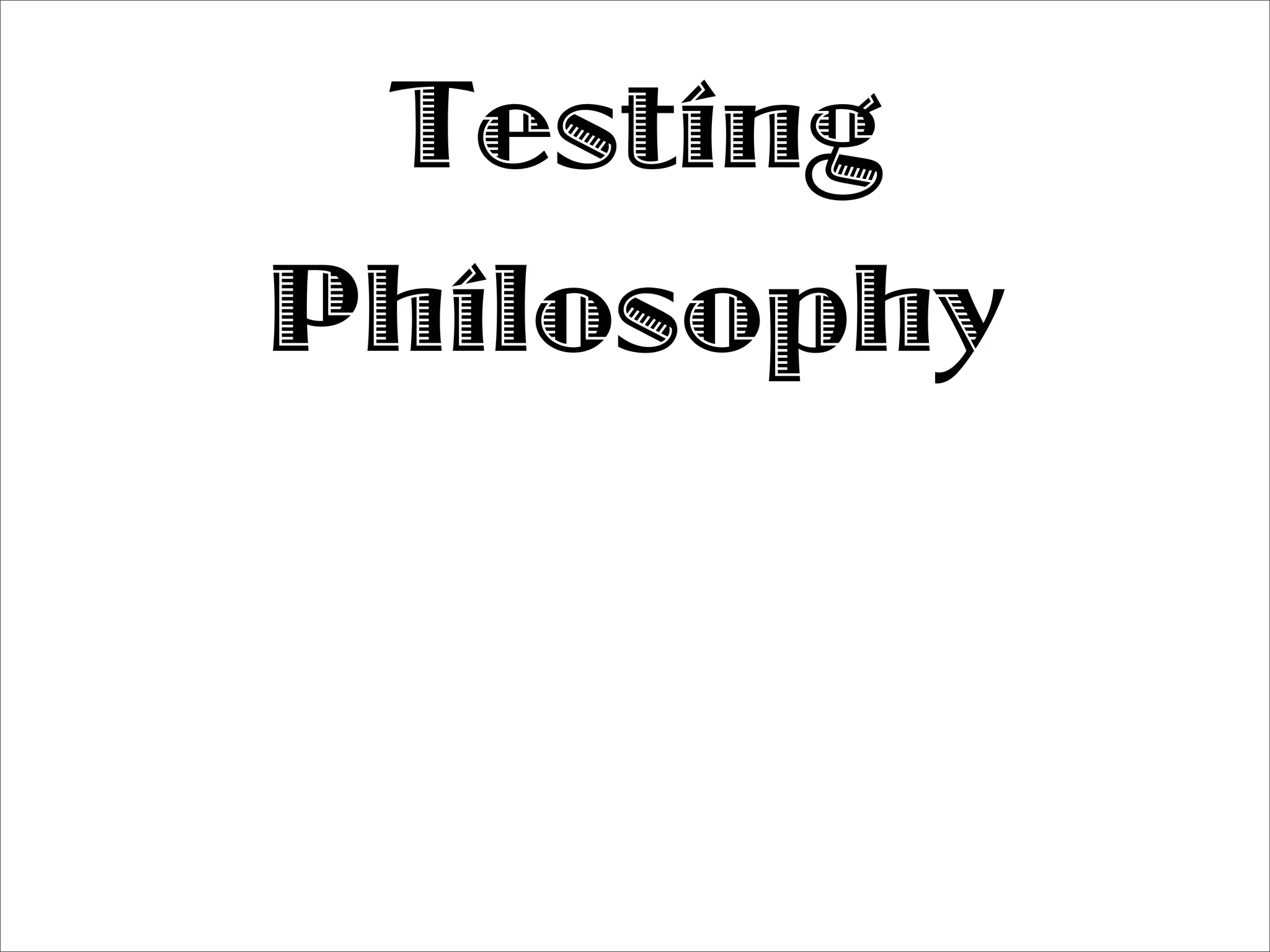 Automated Testing with Ruby