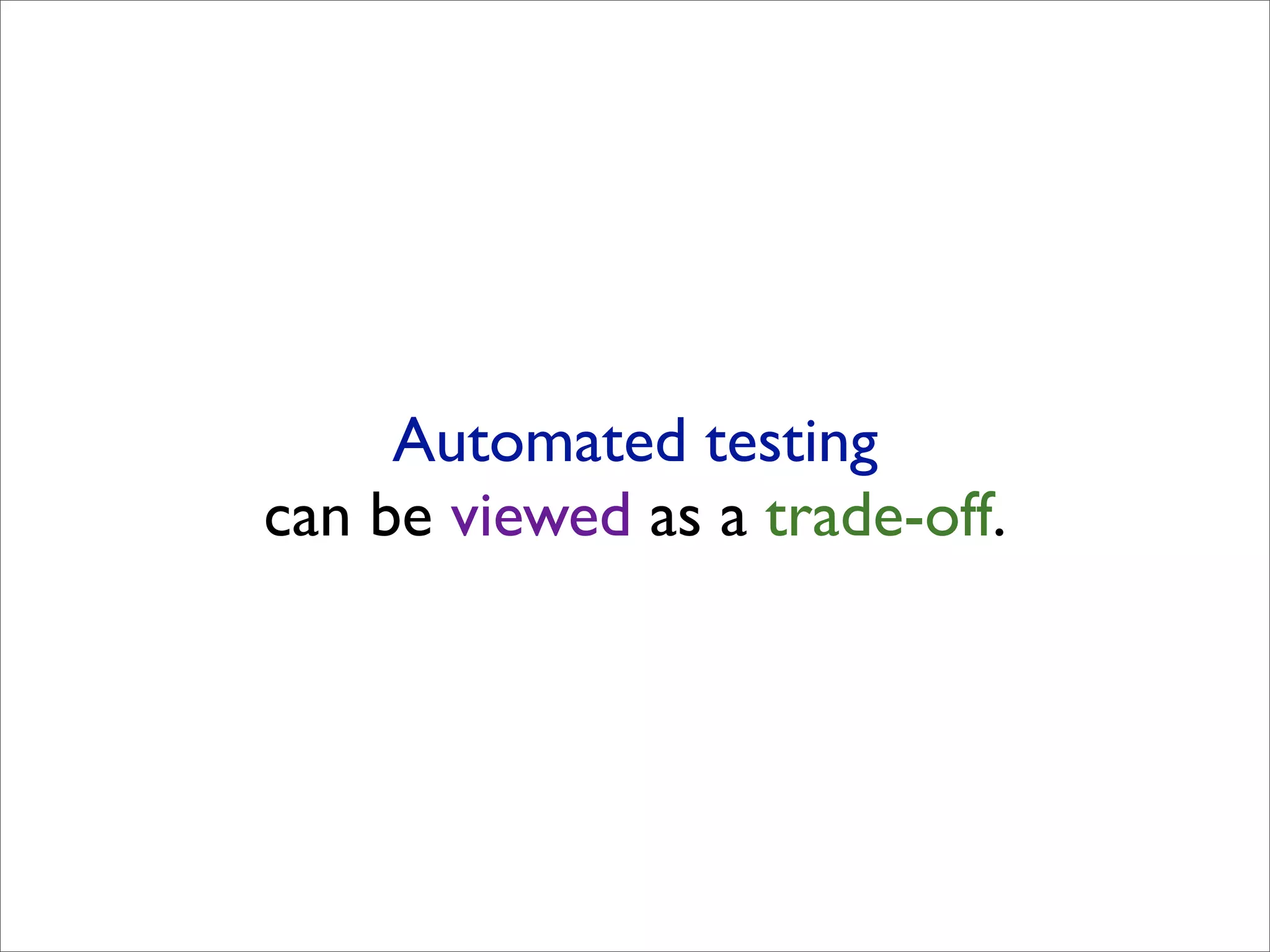 Automated Testing with Ruby