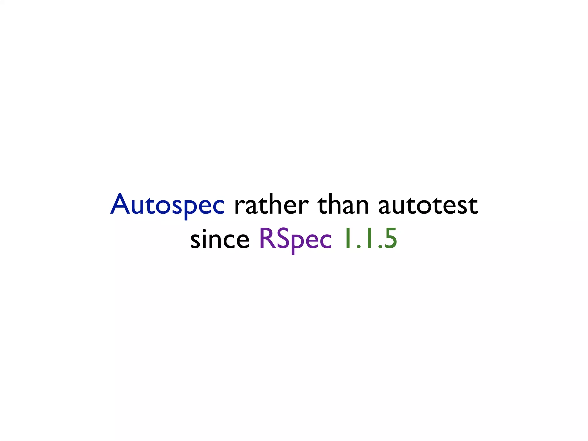 Automated Testing with Ruby