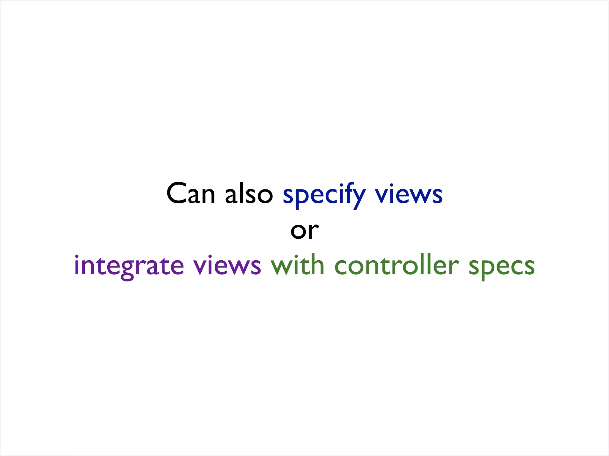 Automated Testing with Ruby