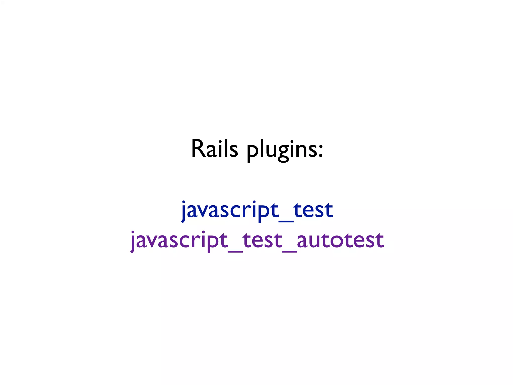 Automated Testing with Ruby