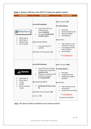 Building Automated Trading Strategies for Trading the Global Financial ...