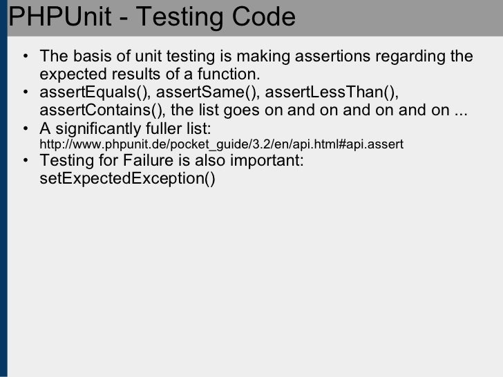 Automated Unit Testing