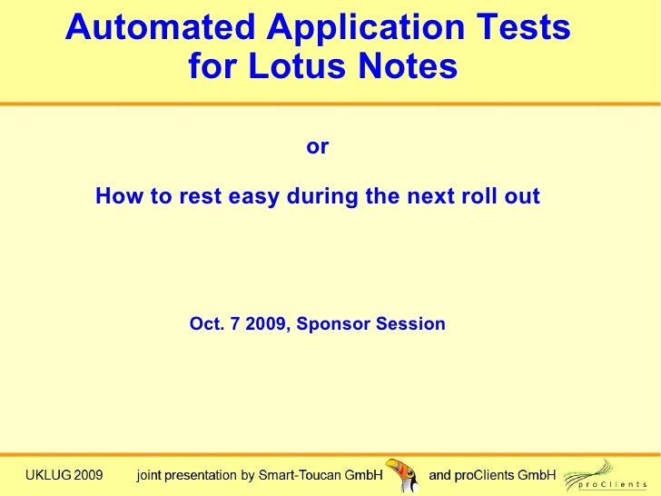 automated application