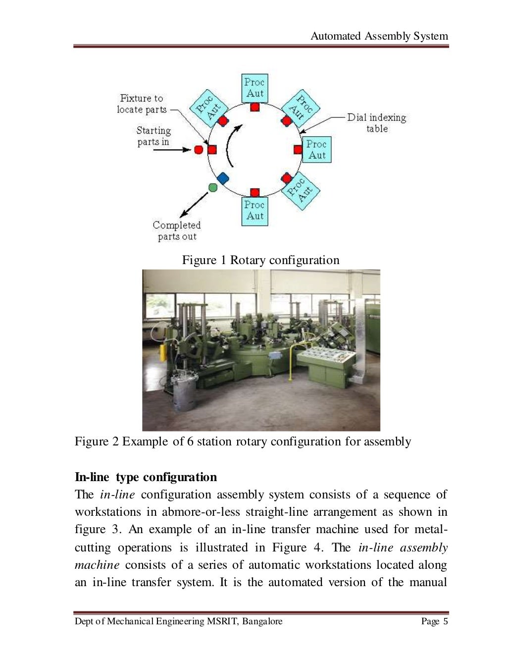 Automated assembly systems