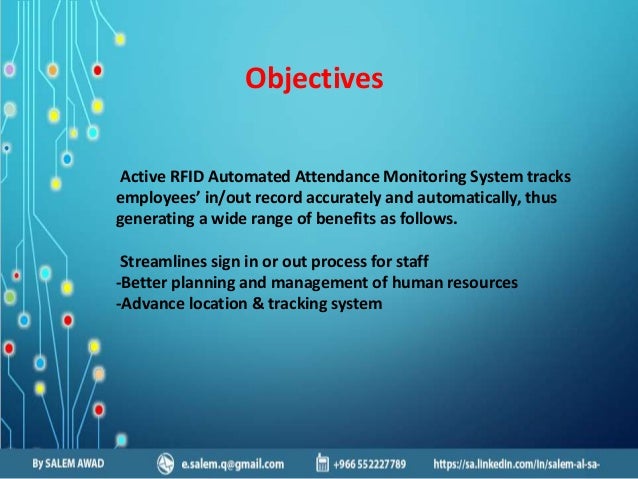 automated attendance monitoring system