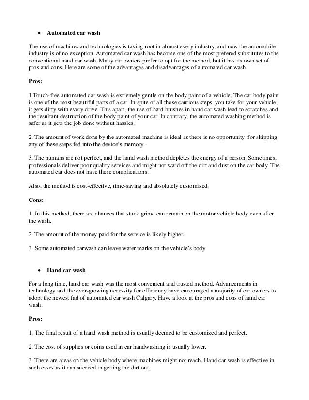 Automated Car Wash or Hand Car Wash Which to Choose and Why?