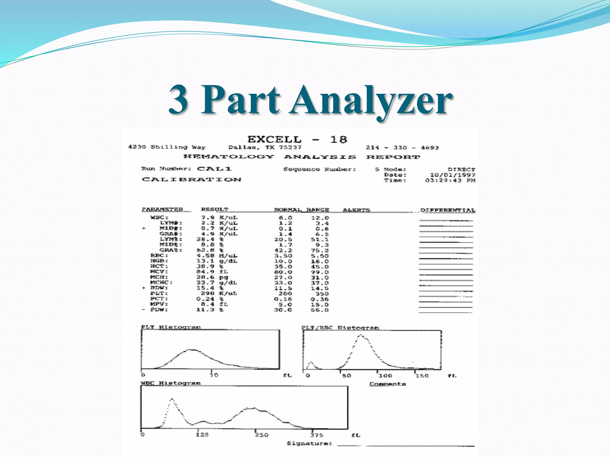 3 Part Analyzer
 