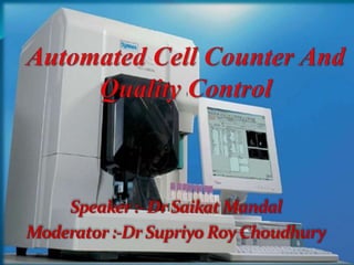 Speaker :-Dr Saikat Mandal
Moderator :-DrSupriyo Roy Choudhury
 