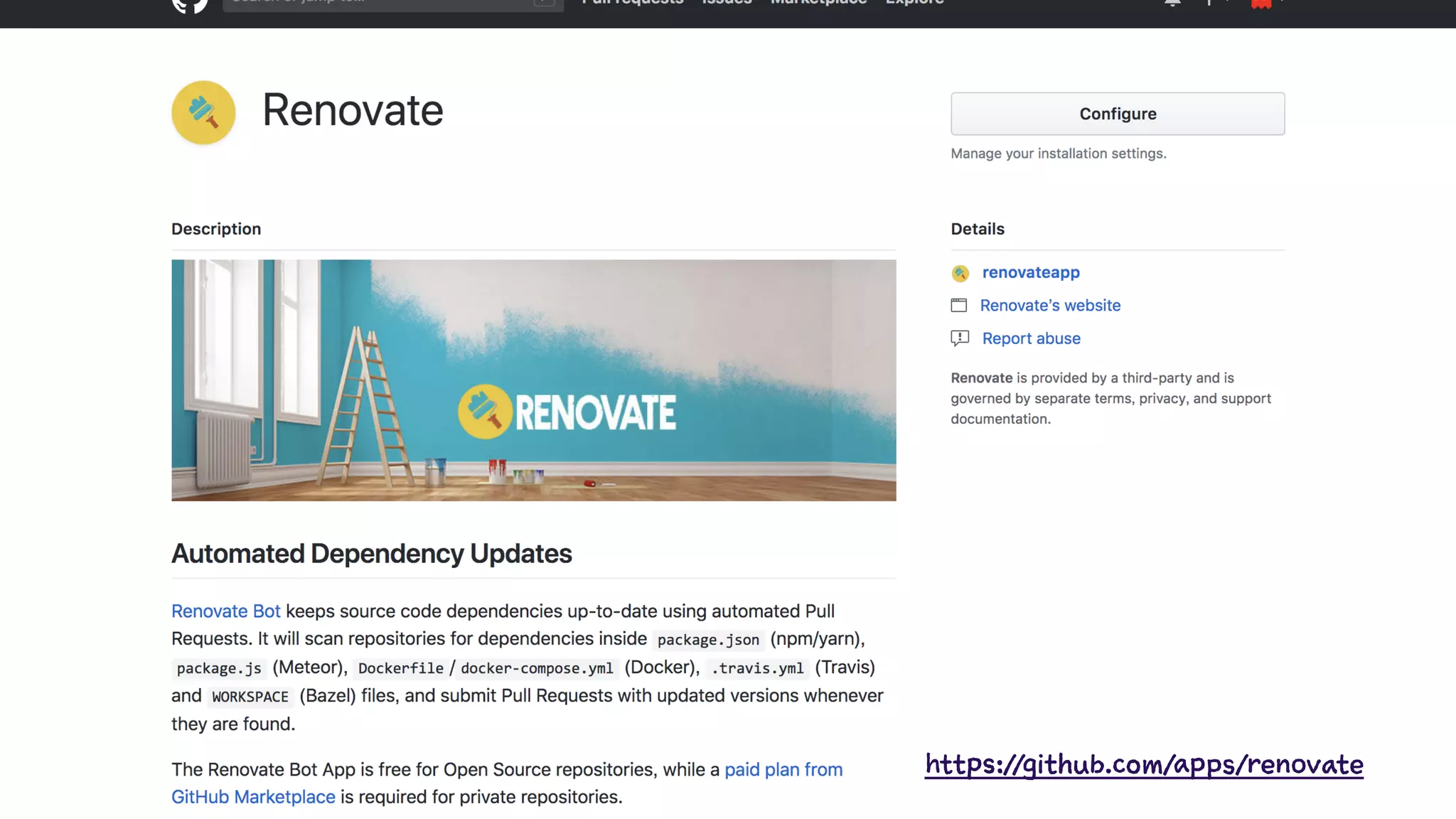 https://github.com/apps/renovate
 