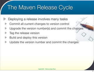 Automated Deployment with Maven - going the whole nine yards