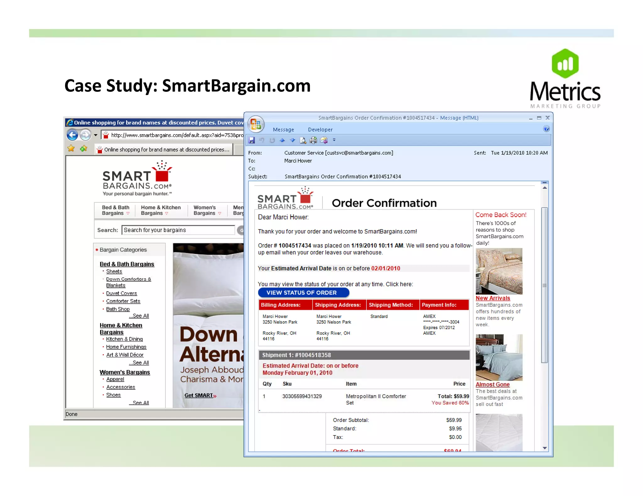 Case Study: Smart argain.com
Case Study: SmartBargain.com
 