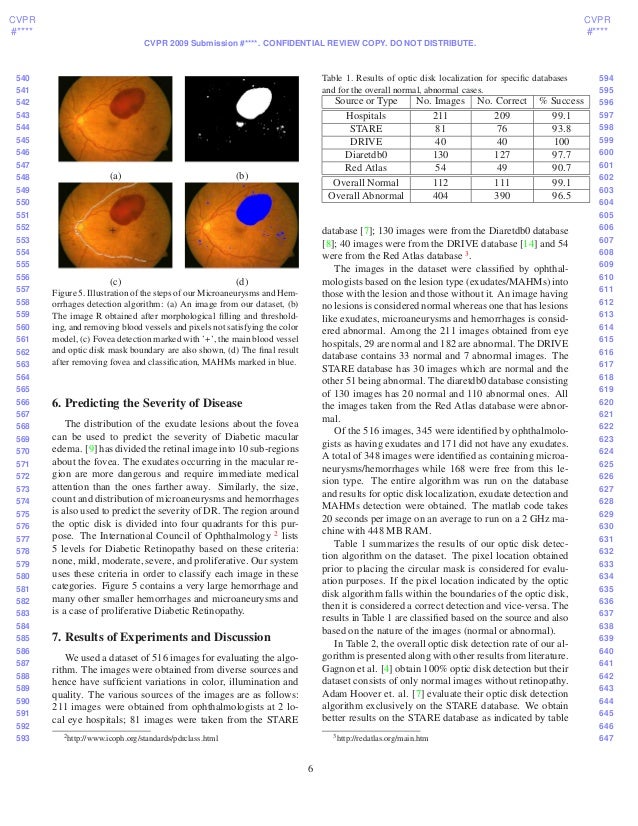 Undergraduate student thesis exudate detection retinal images
