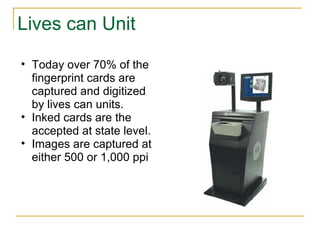 Automated Fingerprint Identification Systems | PPT