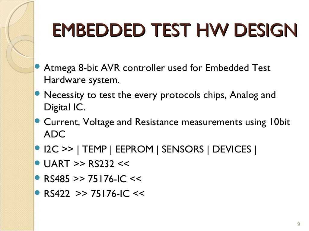 Automated hardware testing using python