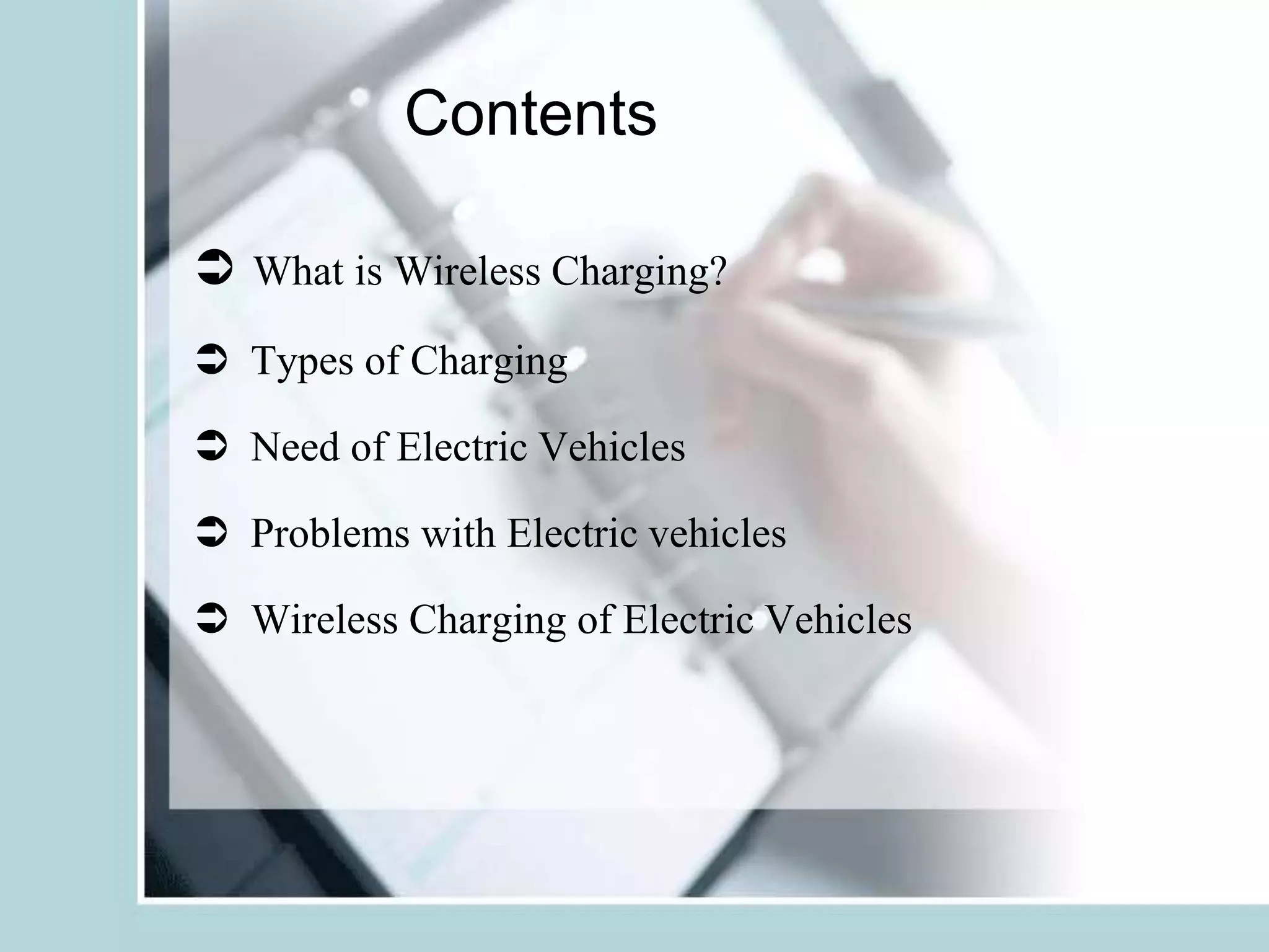 Wireless charging roads | PPTX