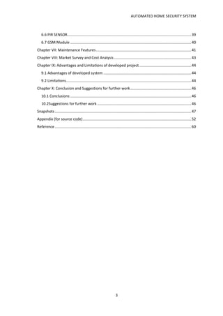 Promoting Home Alarm System Example.pdf Automated home secuirty project | PDF