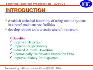 Automated inspection of aircraft | PPT