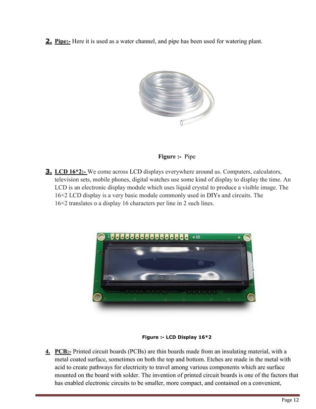Automated irrigation system based on soil moisture using arduino | PDF