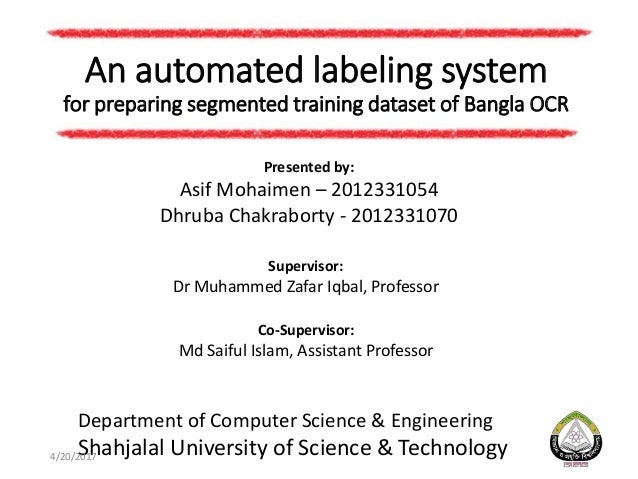 An Automated Labeling System For Preparing Segmented Training Dataset
