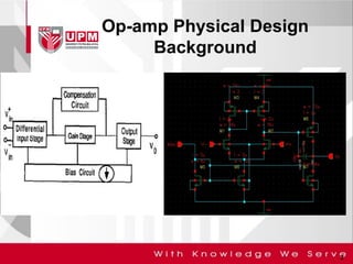 Op-amp Physical Design Background 
2  